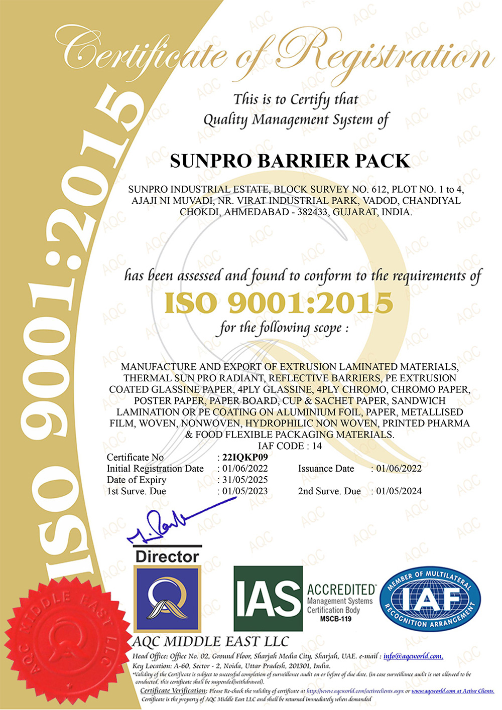 ISO Certified Manufacturer of Thermal Insulation Material