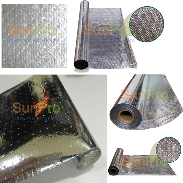 Aluminum Foil Laminated Insulation White PP-Scrim-Kraft Paper-PE